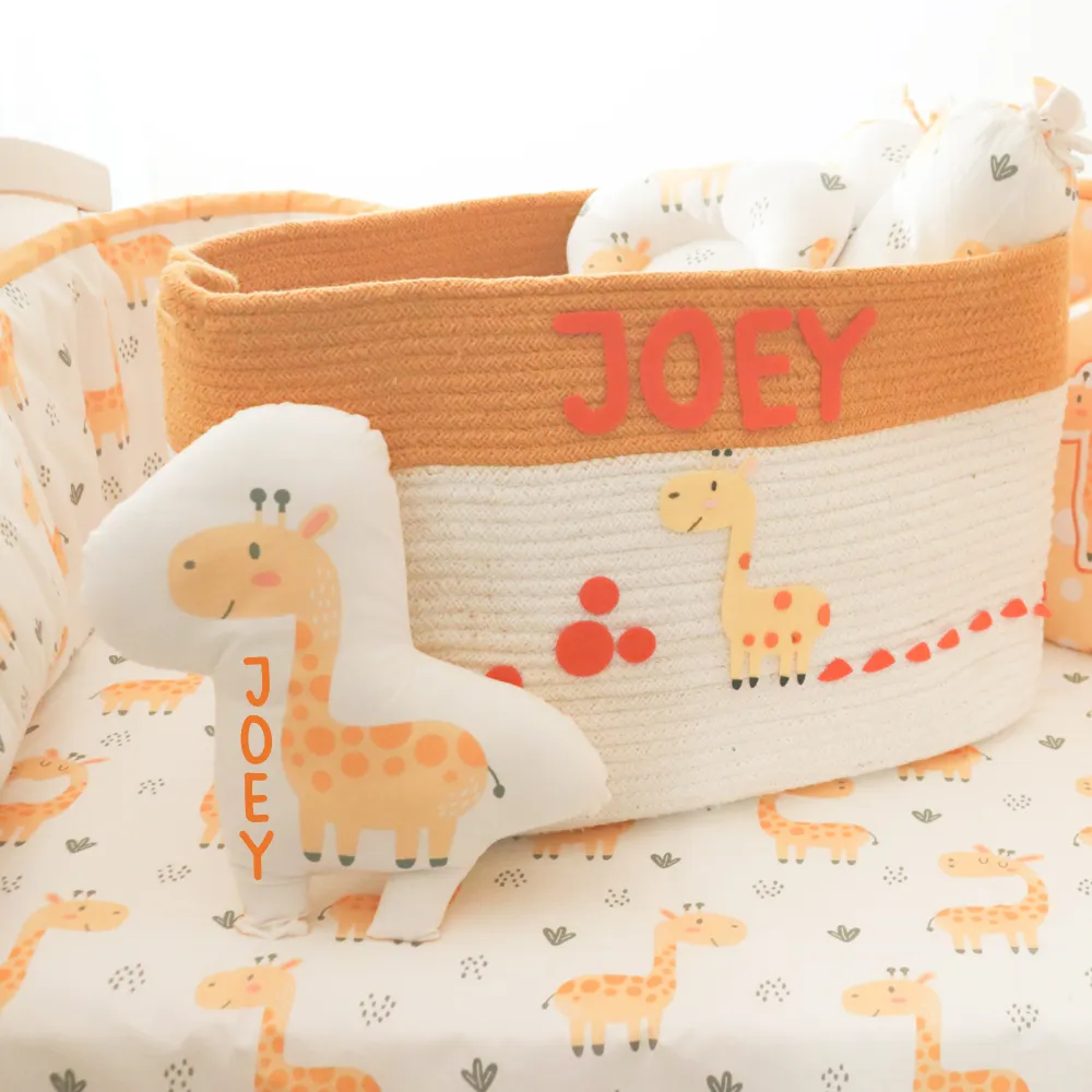 Baby Giraffe - Personalised Essential Gift 'Baskets Of Love'