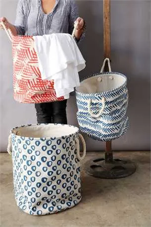 Canvas Laundry Baskets