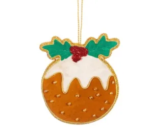 CHRISTMAS PUDDING ZARI DECORATION