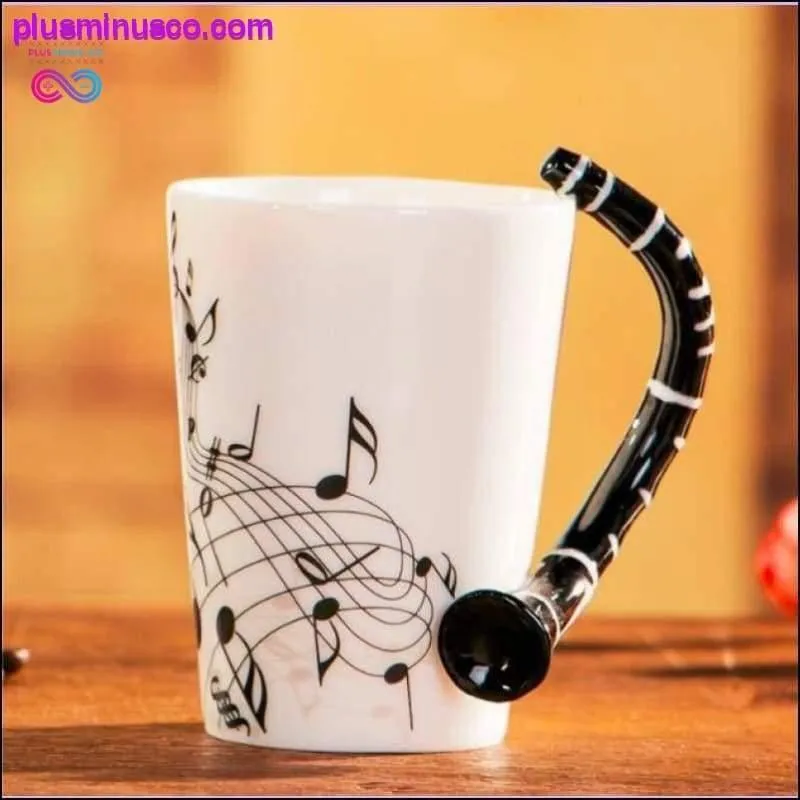 Creative Music Violin & Guitar Ceramic Mugs Novelty Gifts