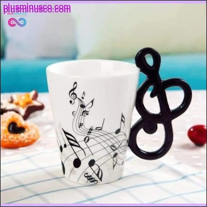 Creative Music Violin & Guitar Ceramic Mugs Novelty Gifts