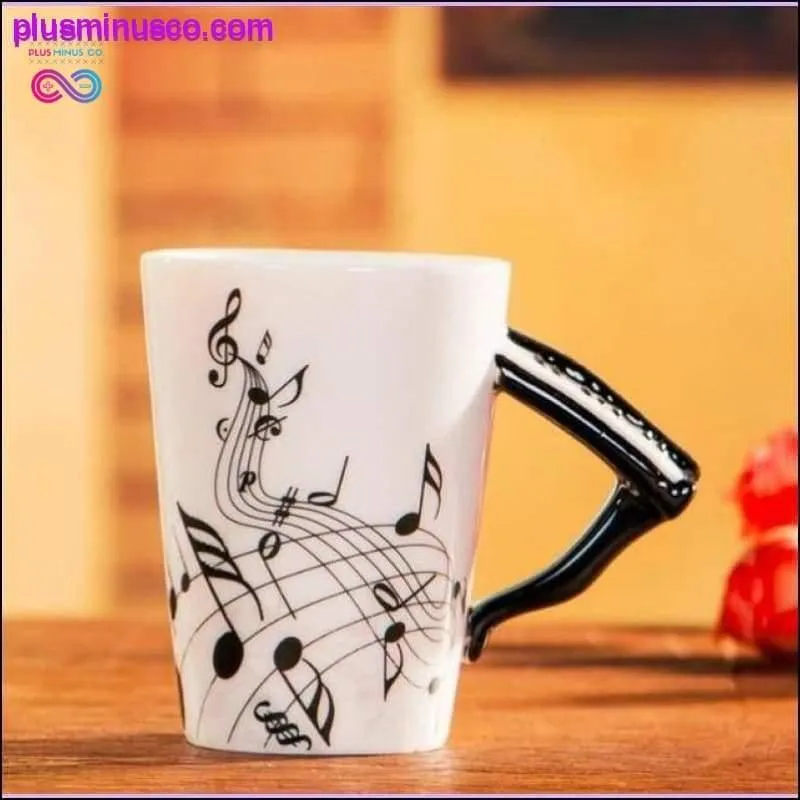 Creative Music Violin & Guitar Ceramic Mugs Novelty Gifts