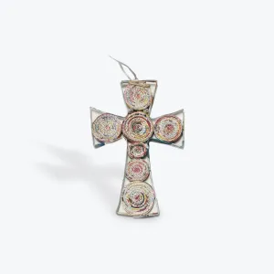 Cross Ornament - Recycled Paper: Large