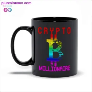 CRYPTO Millionaire Black Mugs