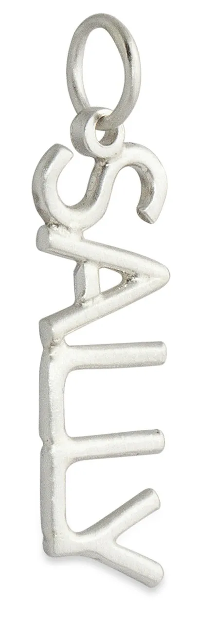Custom Wire Word Charm - Sterling Silver