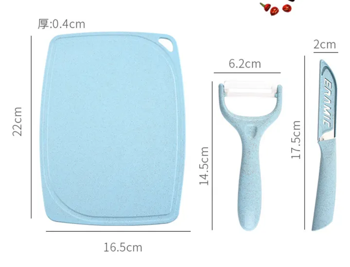 Cutting Board Set 3pcs Kitchen Prep-مجموعة ألواح التقطيع