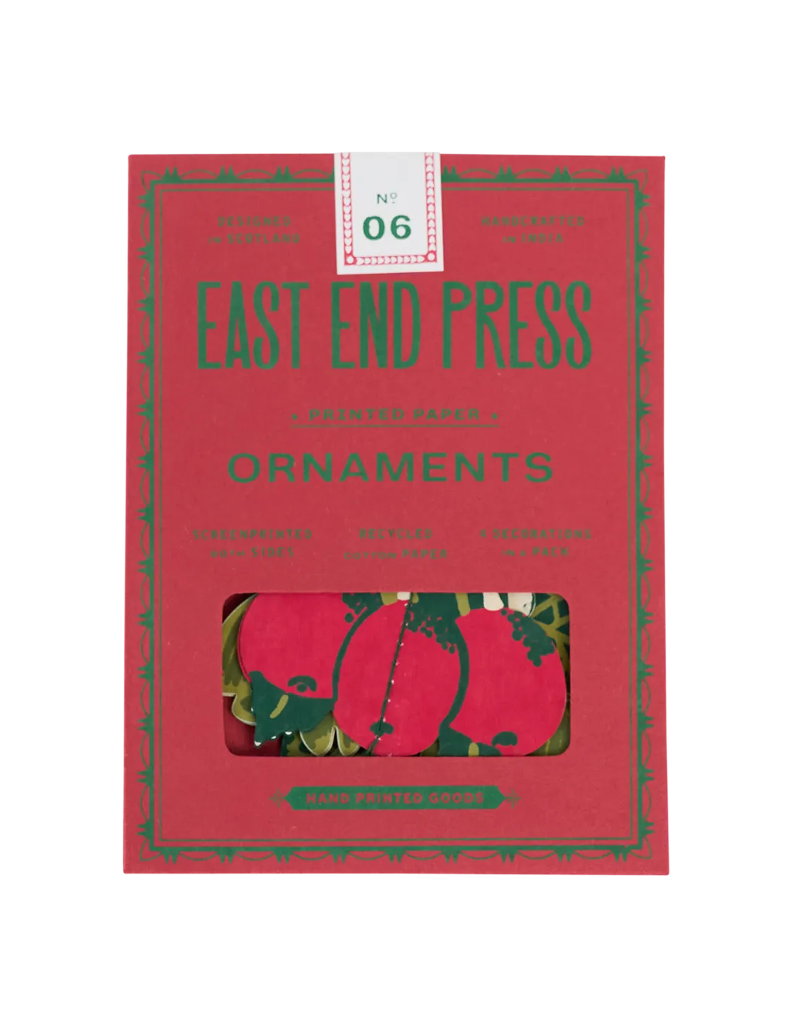 Festive Foliage Paper Ornaments