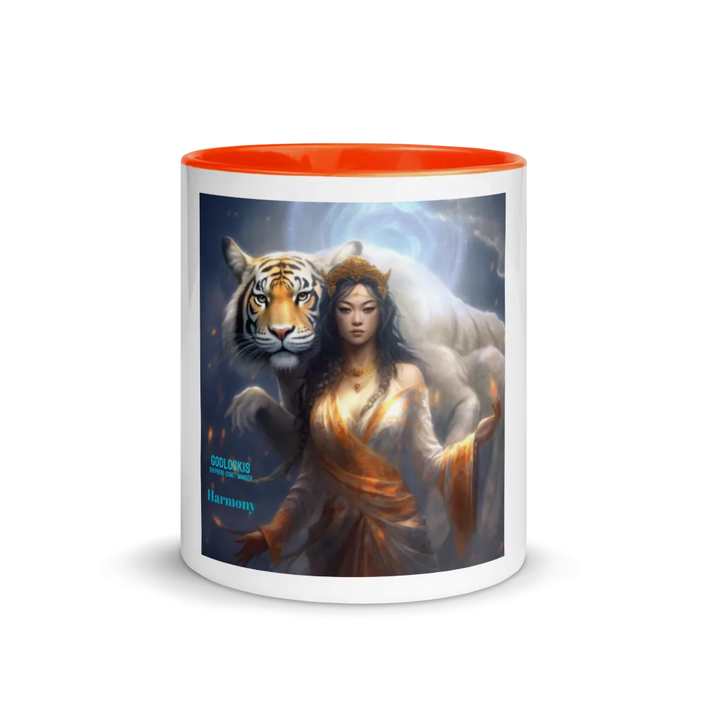 Harmony Ceramic Coffee Mug Set - Colorful Interior, Microwave and Dishwasher Safe, Perfect for Mug and Tea Lovers