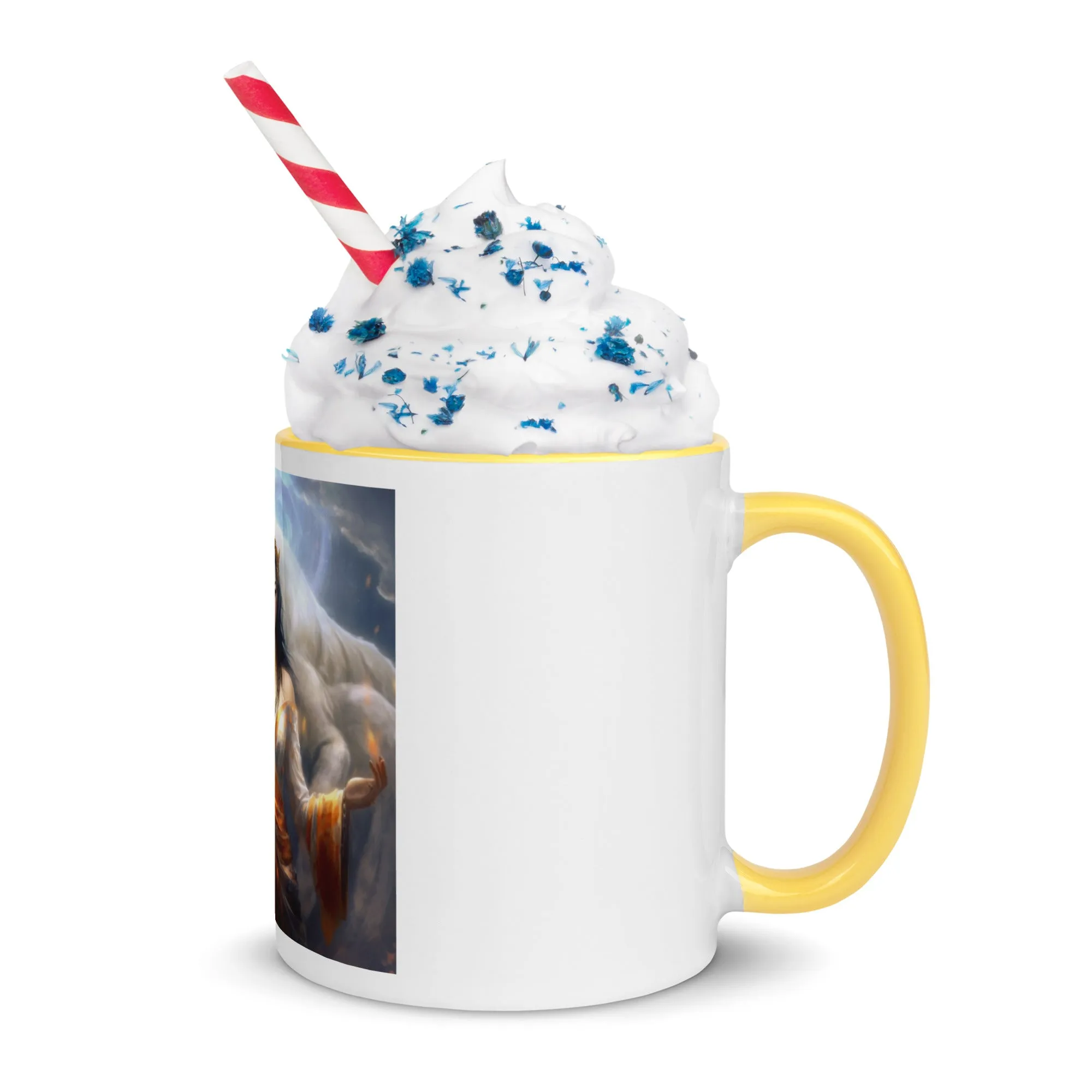 Harmony Ceramic Coffee Mug Set - Colorful Interior, Microwave and Dishwasher Safe, Perfect for Mug and Tea Lovers