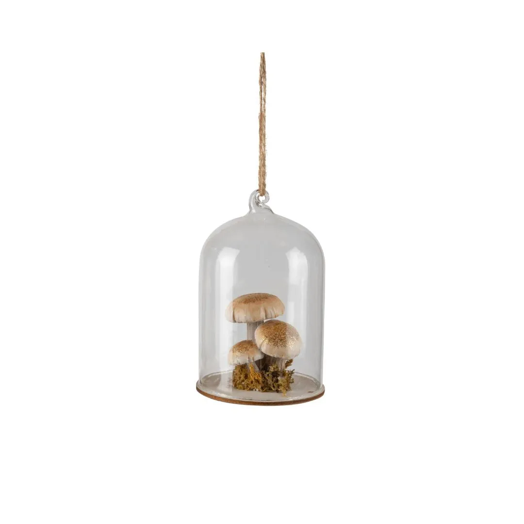 Mushroom Trio Globe Ornament