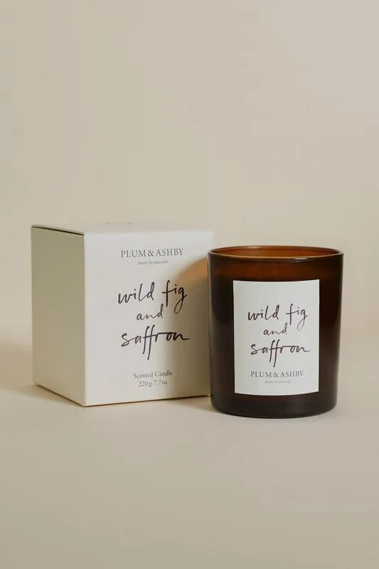 Plum & Ashby Wild Fig & Saffron Candle
