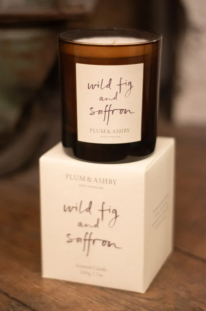Plum & Ashby Wild Fig & Saffron Candle