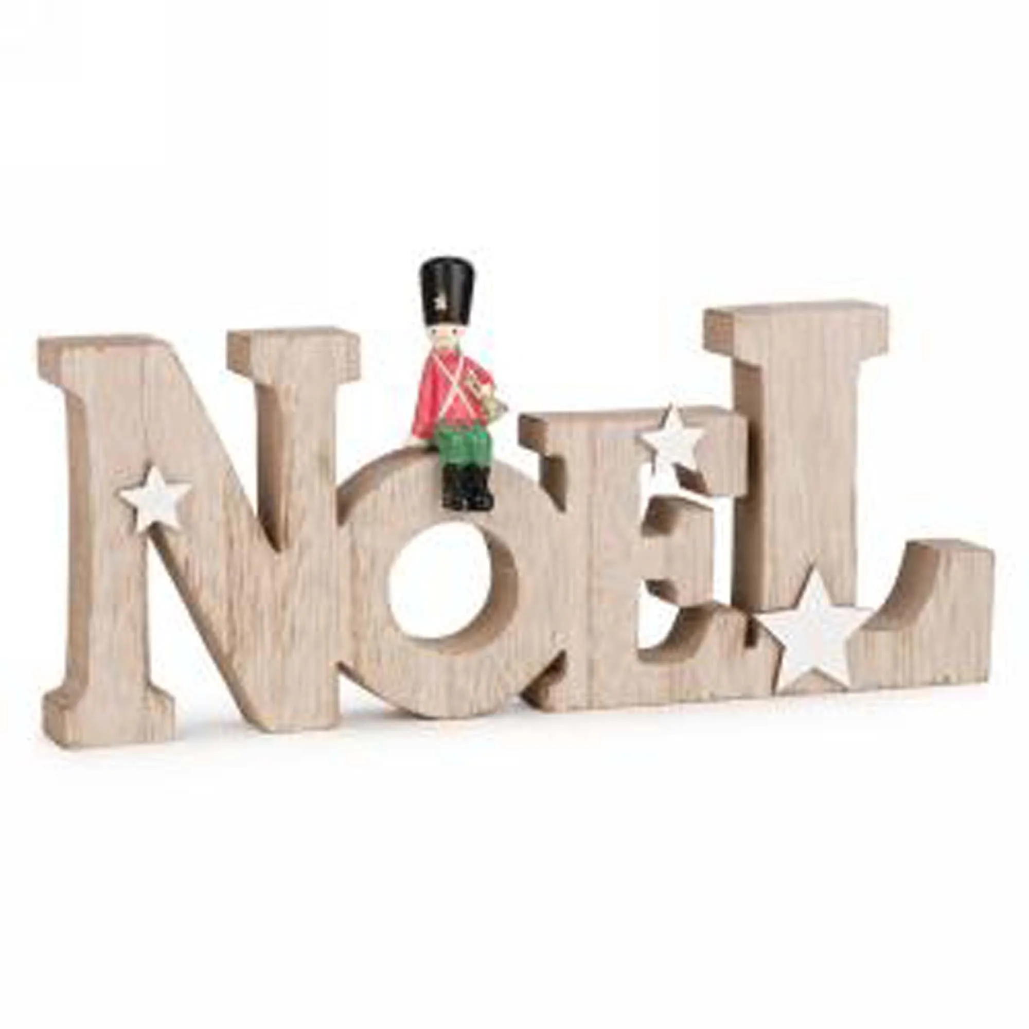 "Noël" Wood Sign, 1 Count