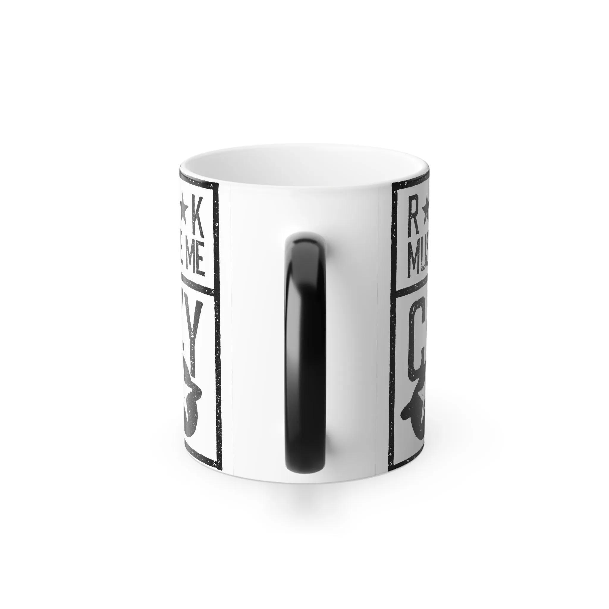 Rock Music Makes Me Crazy - Color Morphing Mug, 11oz