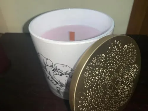 Scented Floral Jar Candles, 850 ml (Single) (Scented)