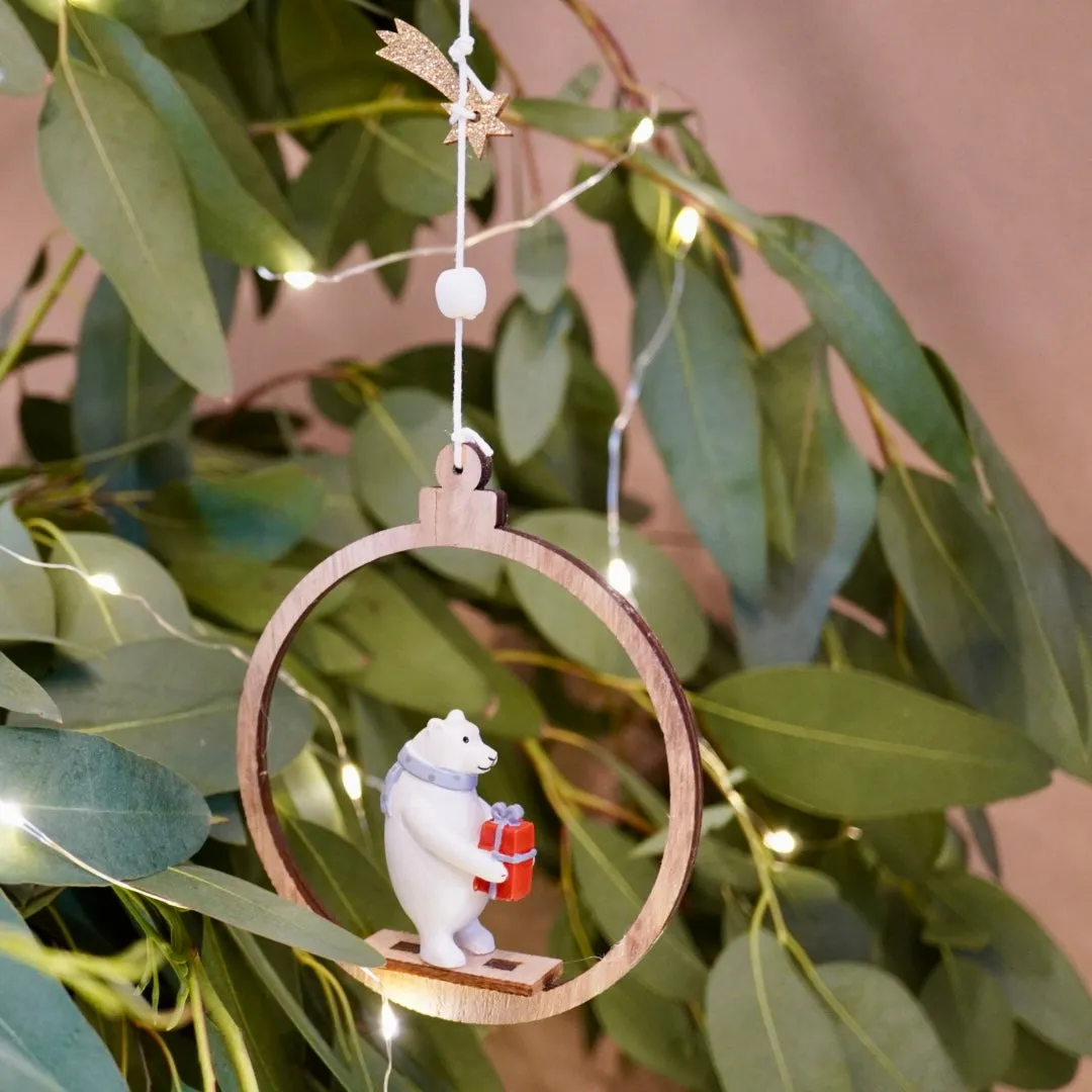 Set of Six Festive People