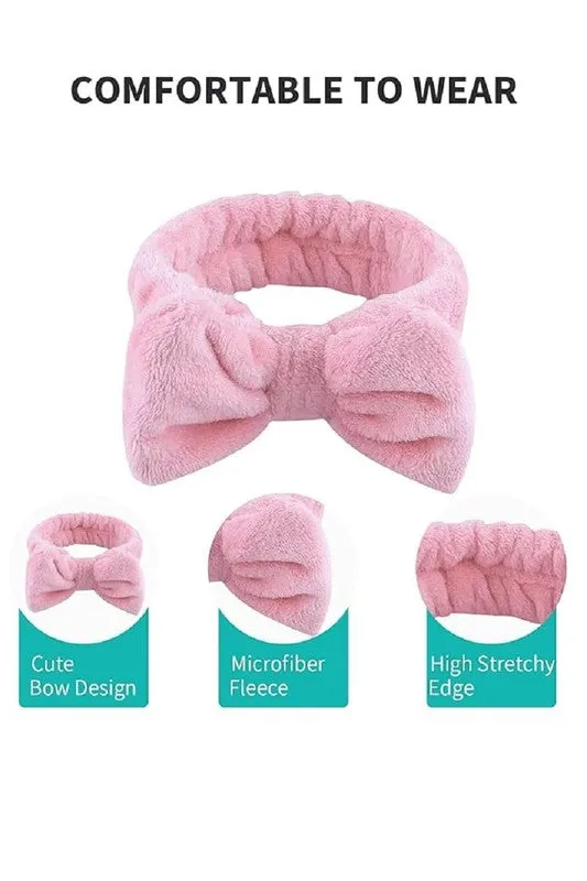 Soft Bow Spa Headband