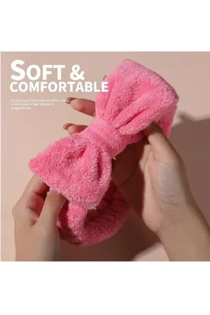Soft Bow Spa Headband