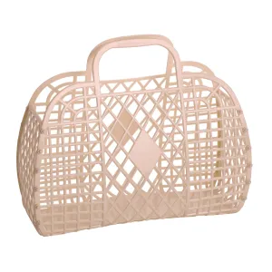 Sun Jellies Retro Basket Large - Latte