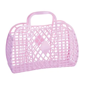 Sun Jellies Retro Basket Large - Lilac
