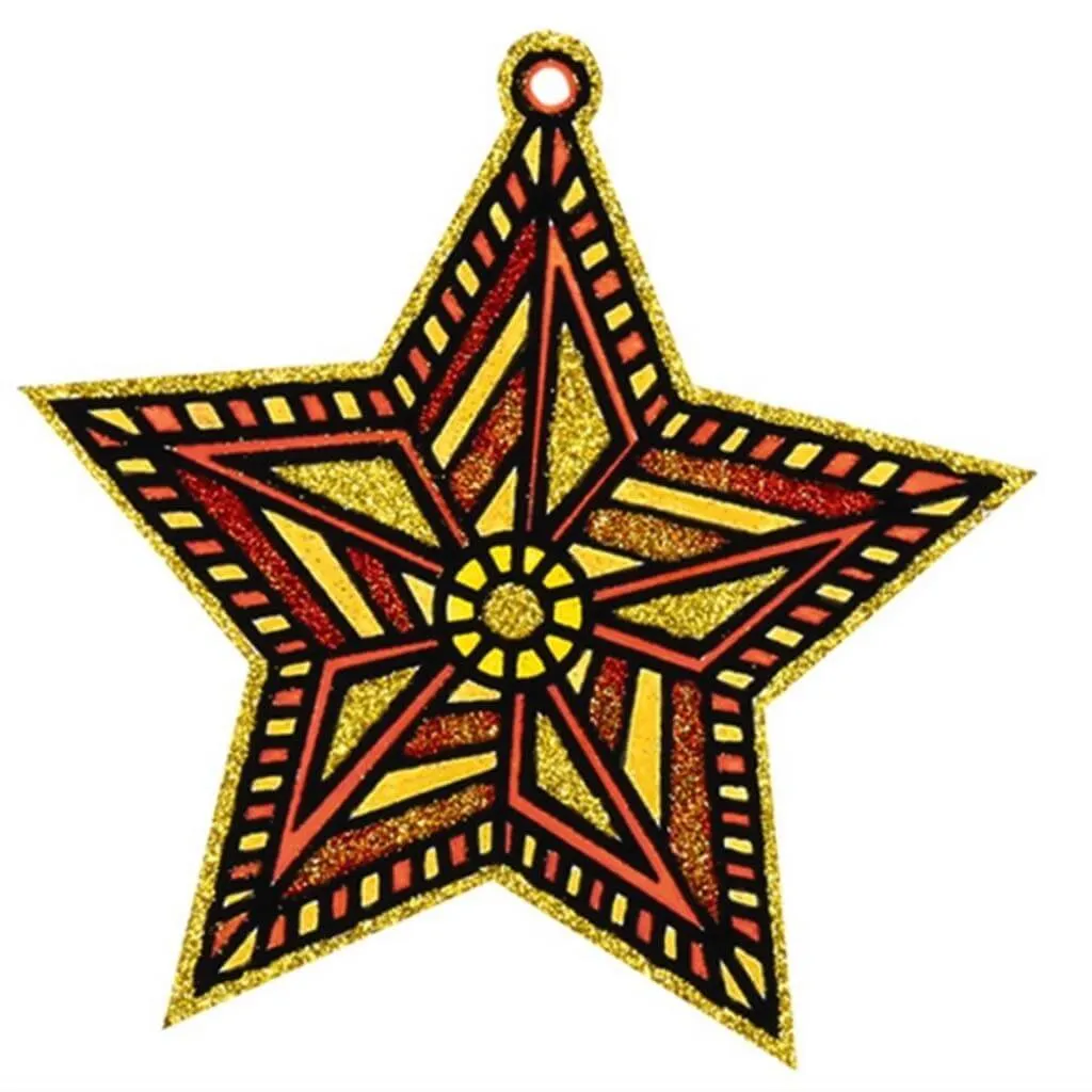 Velvet Art Ornaments Pack of 20 Assorted
