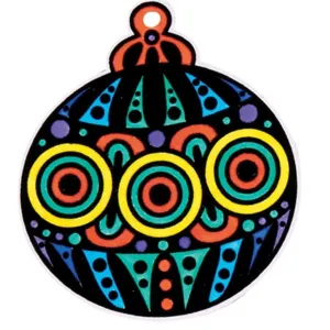 Velvet Art Ornaments Pack of 20 Assorted