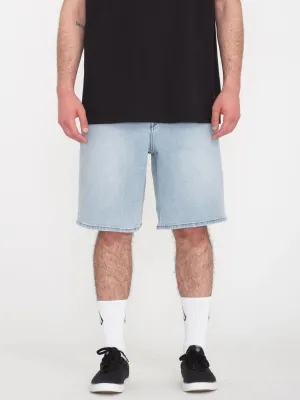 Volcom Men's Billow Denim Relaxed Fit Short Desert Dirt Indigo A2012200_DDN