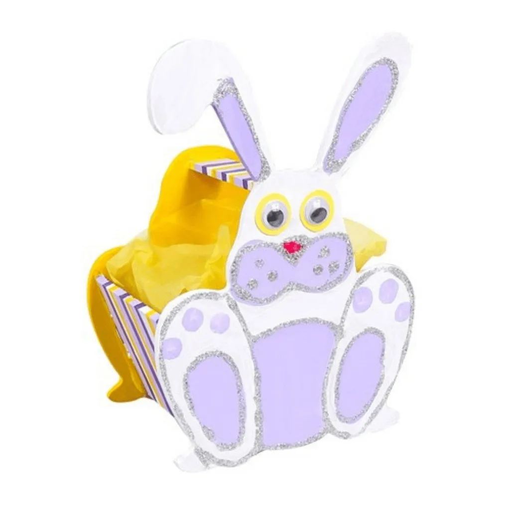 Wooden Bunny Baskets Pack of 10